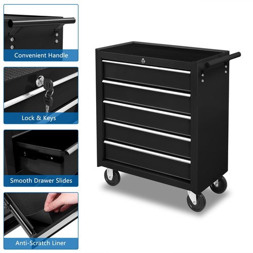 Drawer tool chest steel - 5-drawer,