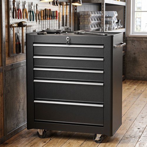 Drawer lockable steel - 5-drawer,