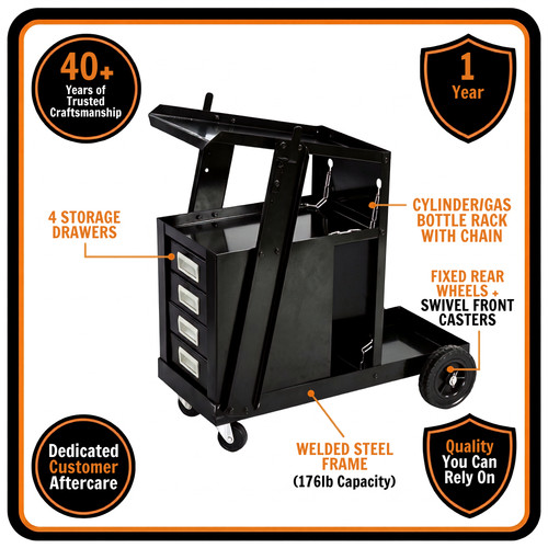Heavy duty welding cart - heavy,