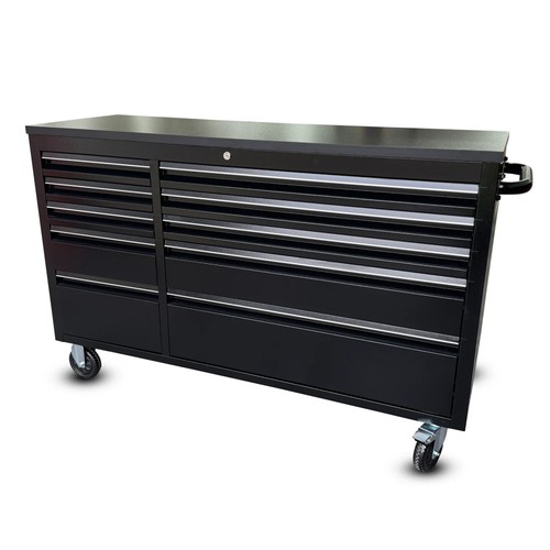 Black powder coated steel - black,